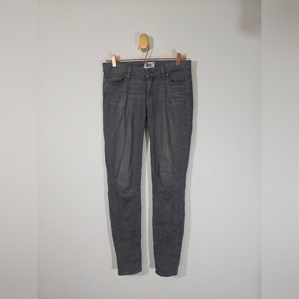 PAIGE Verdugo Ultra Skinny Gray Jeans 28 W/flaw
